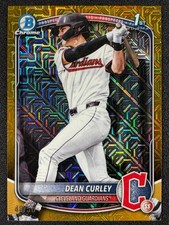 Dean Curley 2025 Bowman Draft 1st Chrome Gold Mojo Refractor 46/50 GUARDIANS 