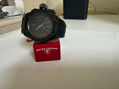 Swiss Legend  10541-BLK Phantom Trimix Canteen style crown Chronograph Watch