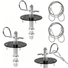 Stainless Steel Racing Hood Pin Lock Clip Kit for Car Truck