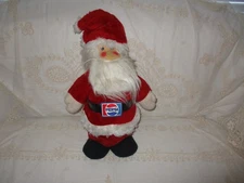 Vintage Pepsi Santa Claus Plush Decoration Animal Fair Retro 19 Inches
