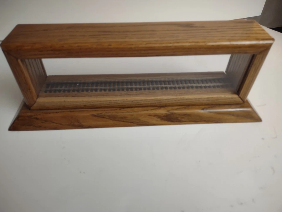 Model Train Display Case, Ho Scale, made of Oak. - Image 3 of 4