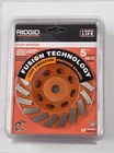 RIDGID HD-TAW5018P1 5 inch Turbo Tumbler Grinding Wheel