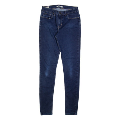 LEVIS 710 Big E Damen Jeans Blau Slim Skinny W30 L34