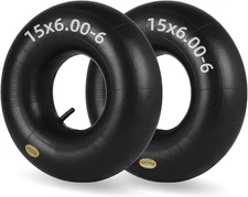 15x6.00-6 Inner Tube(2-Pack), Replacement Lawn Mower Tire 15x6.00-6,TR-13 