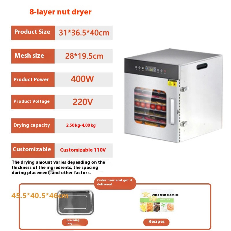 Fruit Dryer Home Fruit and Vegetable Food Air Dryer Mango Dry Fruit Machine