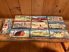 PLASTICVILLE USA Vtg Lot of 10 Ho Scale Kits w/ Boxes Bachman Bros inc.