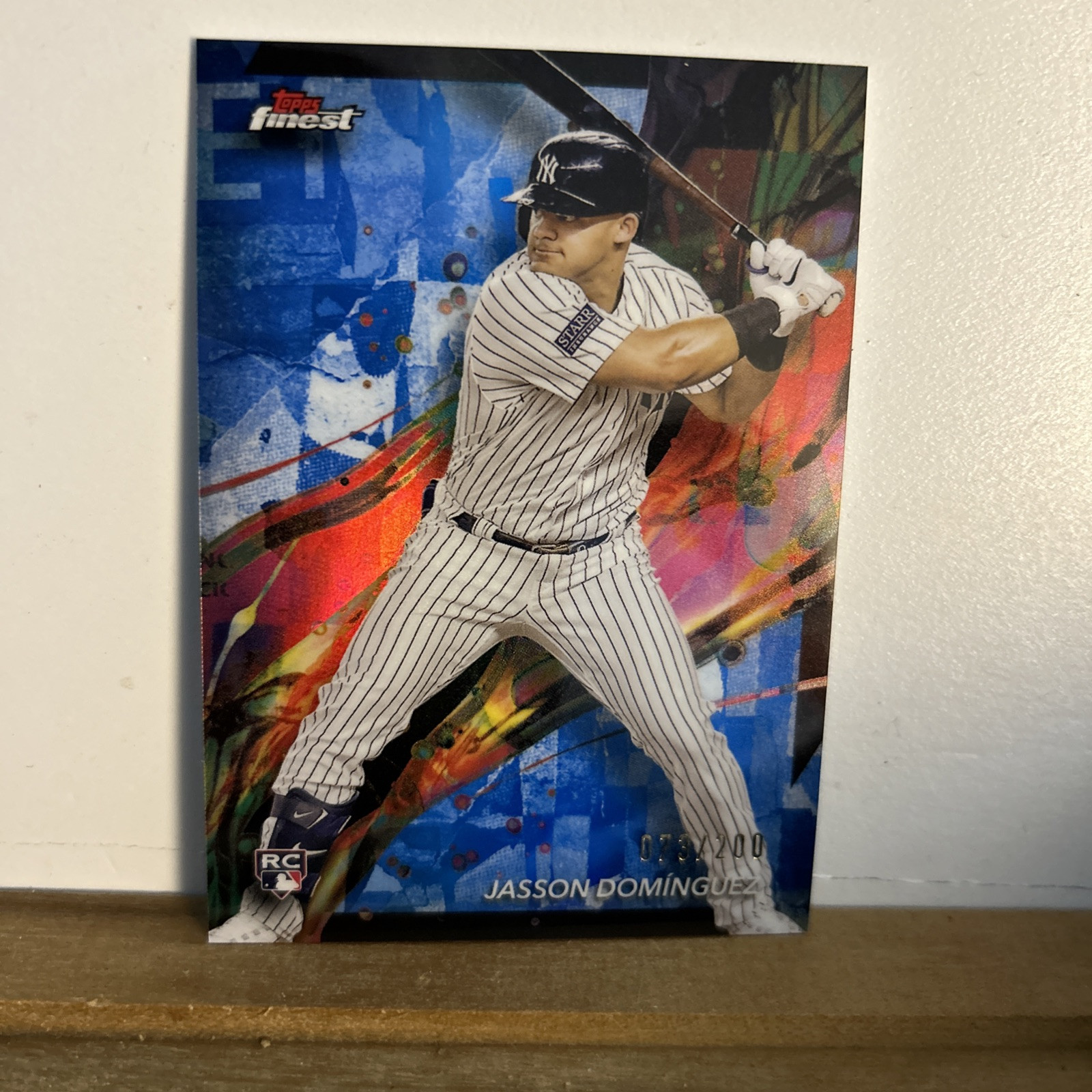 2024 Topps Finest Jasson Dominguez #83 Blue RC /200 Yankees