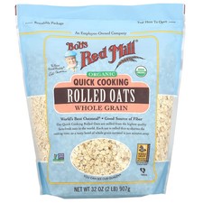 Organic, Quick Cooking Rolled Oats, Whole Grain, 32 oz 907 g