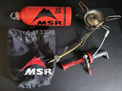 MSR WhisperLite Stove Pump Backpacking Camping Cook White Gas Dual