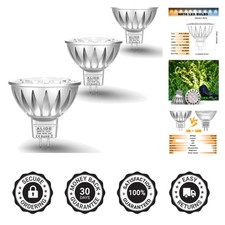 MR16 GU5.3 LED Bulbs 5W - 458lm Warm White Spotlights, 3-Pack of 50W Equivalents