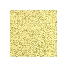 11/0 Miyuki Delica Beads Japanese Seed Beads DB1491 7.2g , Opaque Pale Yellow