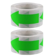 2 Rolls Holiday Label Stickers Marking Adhesive Labels Arrow Sign
