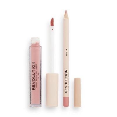 MAKEUP REVOLUTION Lip Contour Kit Queen NEU Neu in OVP