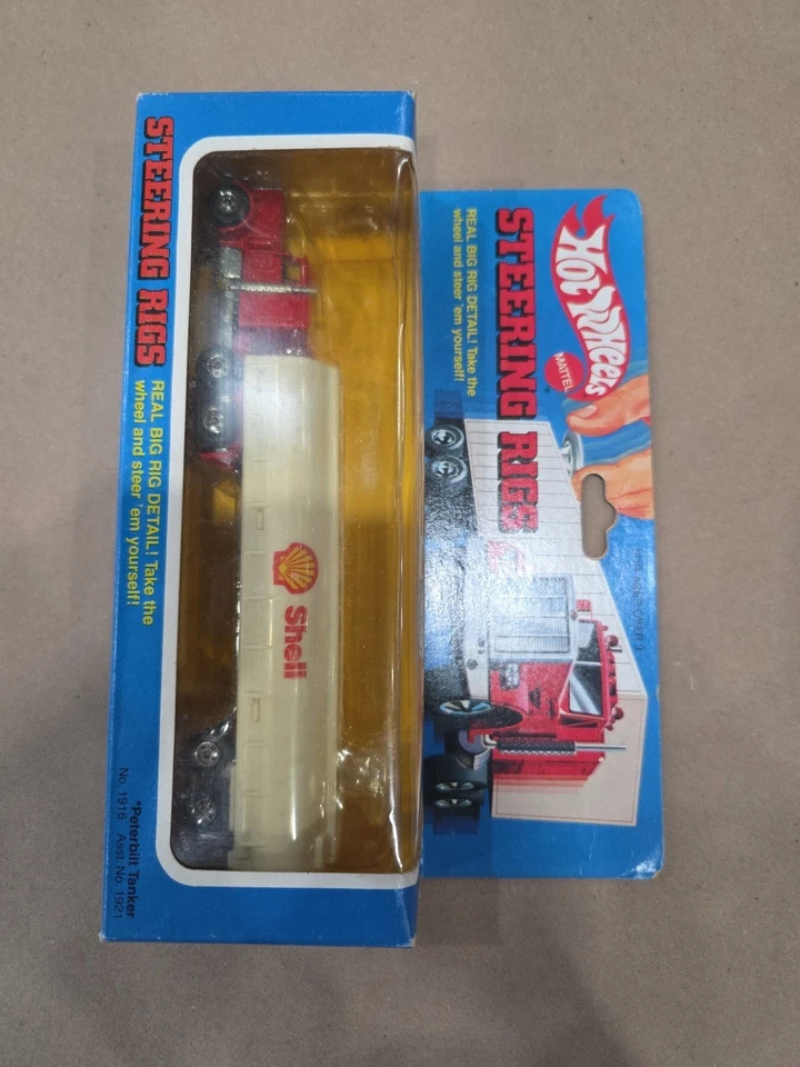 Equipo de dirección Hot Wheels 1980 #1916 Peterbilt Shell petrolero de gasolina nuevo Hong Kong Foto 3 de 4