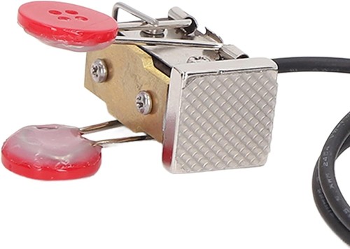 CW Morse Code Key Automatic Brass Resin Mini Portable Telegraph Key... - Zdjęcie 9 z 9
