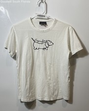 Emporio Armani Womens White Short Sleeve Crew Neck Pullover T-Shirt Size XS