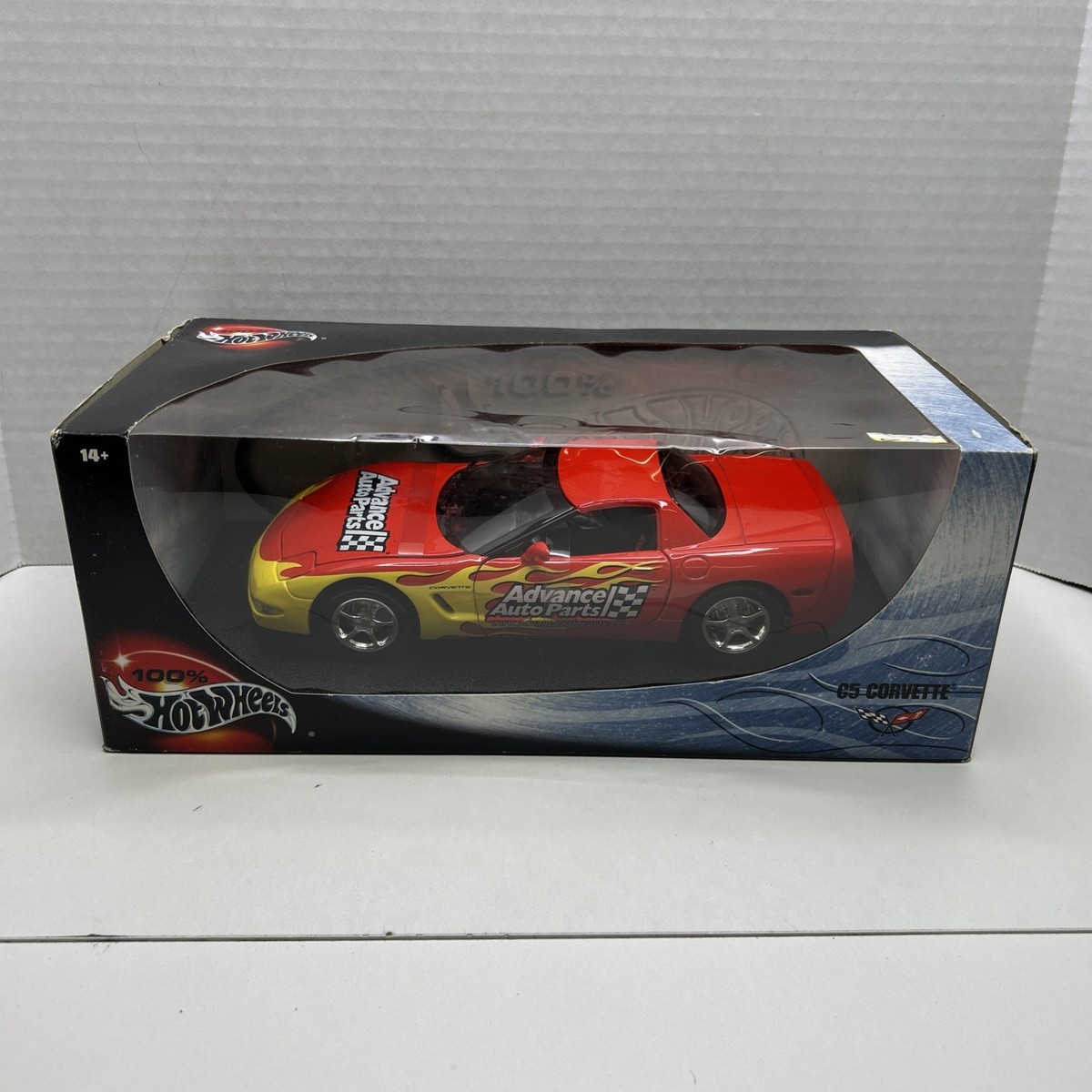 100% Hot Wheels C5 Corvette 1/18 Scale Advance Auto Parts