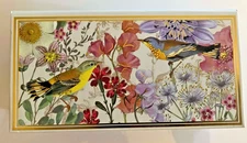 Punch Studio BIRDS & FLOWERS Decorative Music Box with scented Lavender soap NEW