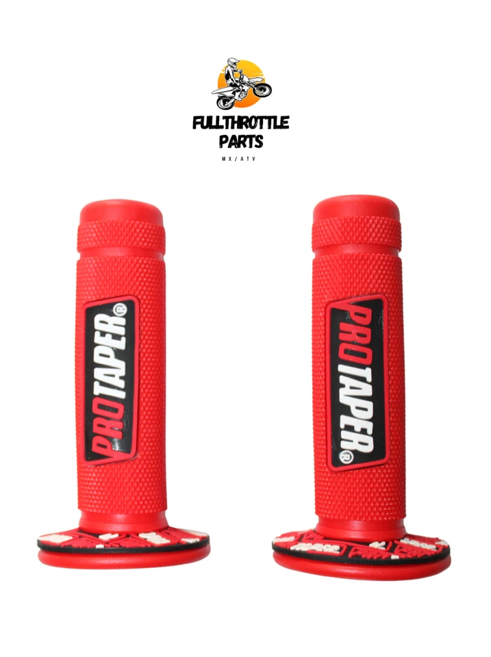 Pro Taper Solid Red Dirt Bike Hand Grips 7/8" (22mm) - YZ CRF KX KTM RMZ - Image 4 of 4