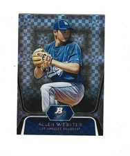 2012 Bowman Platinum Prospects X-Fractors #BPP47 Allen Webster  Dodgers