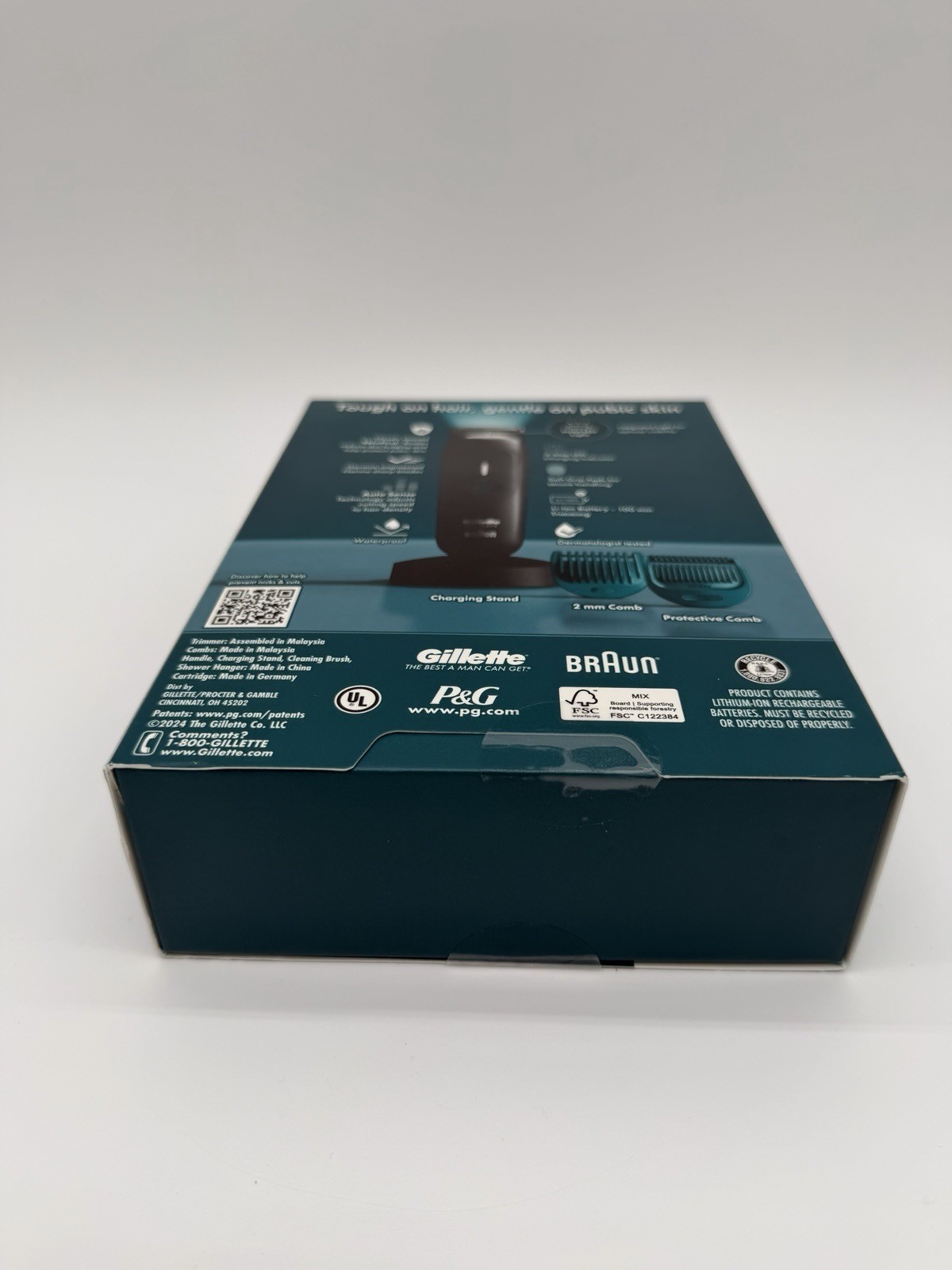 Gillette Intimate i7 Men’s Premium Body & Pubic Hair Trimmer w/ Razor ...