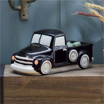 #ad Scentsy Retro Black Truck Electric Wax Warmer $60.00