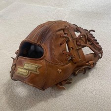 SSK Probrain Hardball Glove Brown Leather Used Infield Baseball Glove