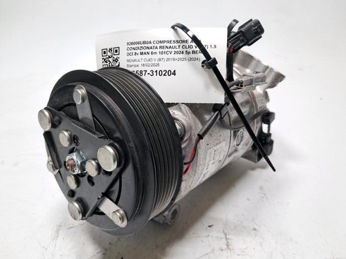 926006UB0A KLIMAANLAGEKOMPRESSOR RENAULT CLIO V (B7) 1.5 DCI 8v MAN 6m 101CV 202