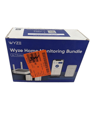 Wyze Home Monitoring Bundle Hub Keypad Motion 2 Entry Sensors System Kit