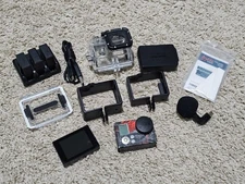 GoPro HERO3 Black, Waterproof Kit, Frames, mic, batteries, LCD screen