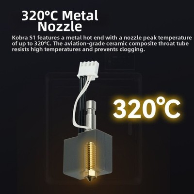 S1C Hot End Kit mit Messingdüse für High Speed für 3D für Drucker