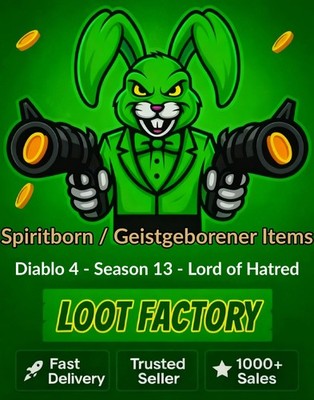 Diablo 4 S13 Season 13 - Spiritborn Unique Items - D4