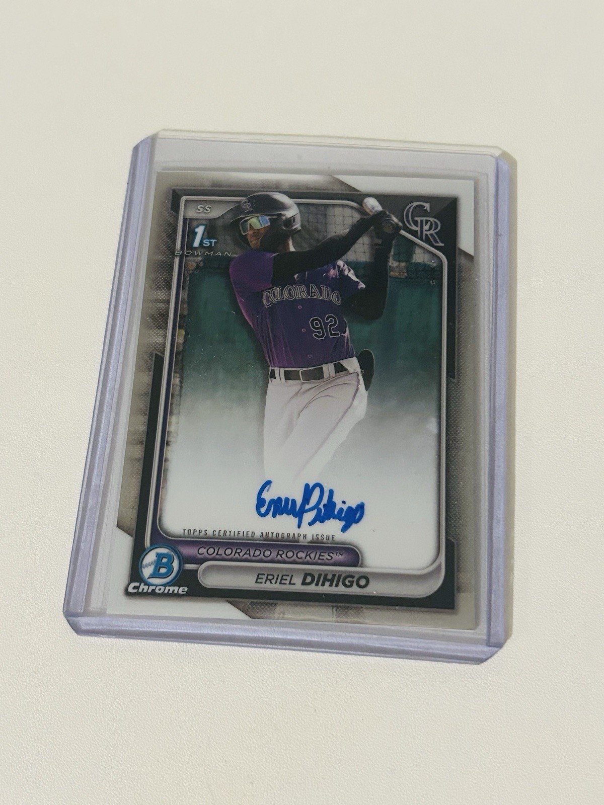 2024 Bowman Chrome Prospect Auto Eriel Dihigo #CPA-ED