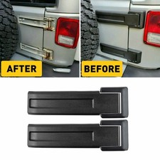 2x Car Tailgate Hinge Trim Spare Tire Covers For Jeep Wrangler Jk 2007-18 Black 2x Car Tailgate Hinge Trim Spare Tire Covers For Jeep Wrangler Jk 2007-18 Black