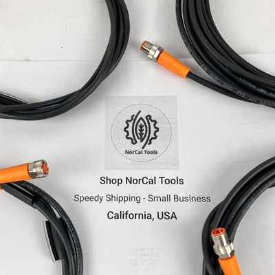 IFM Electronic EVC267 and EVC268 M8 Connection Cables Male to Female