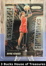 2025 Panini Prizm WNBA Rhyne Howard Fireworks #5 Atlanta Dream