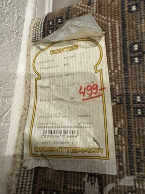 Echter Orientteppich Handgeknüpft