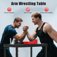 Pro Arm Wrestling Table Set Arm Wrestling Battle Table Stand w/ Pads Handles