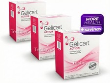 3 x Gelicart ADVANCE Hydrolyzed Collagen 600g...