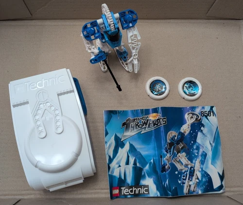Lego Technic: Throwbot/Slizer: Ski / Ice Set 8501 - w/  Case Disks and  Manual
