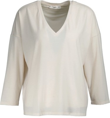 NEU! Mango Damen Shirt, creme, Gr. M