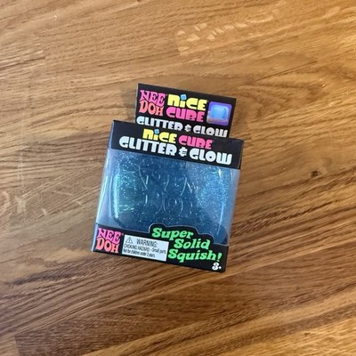 Nee Doh Nice Cube  - Super Solid Squish! (Blau) - Nagelneu/Fabrikversiegelt!
