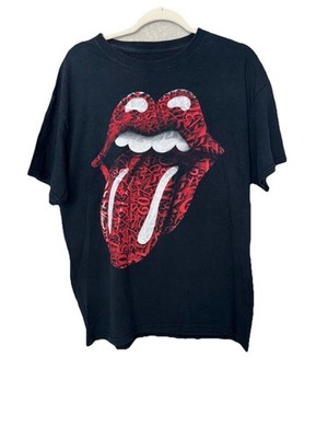 The Rolling Stones 2015 Zip Code Tour Black Short Sleeve Crewneck T-Shirt Mens