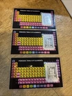 Silver Bars Lot Of 3. Periodic Table .999 Fine Silver