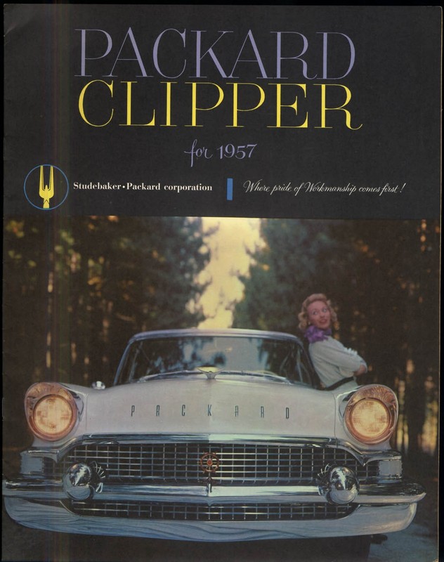1957 Packard Clipper prestige sales brochure Town Sedan Country Sedan Wagon