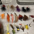 Vintage Fly Rod Lure Lot of 53 Heddon ? Pflueger? South Bend?  Wood Flies More. — photo 10