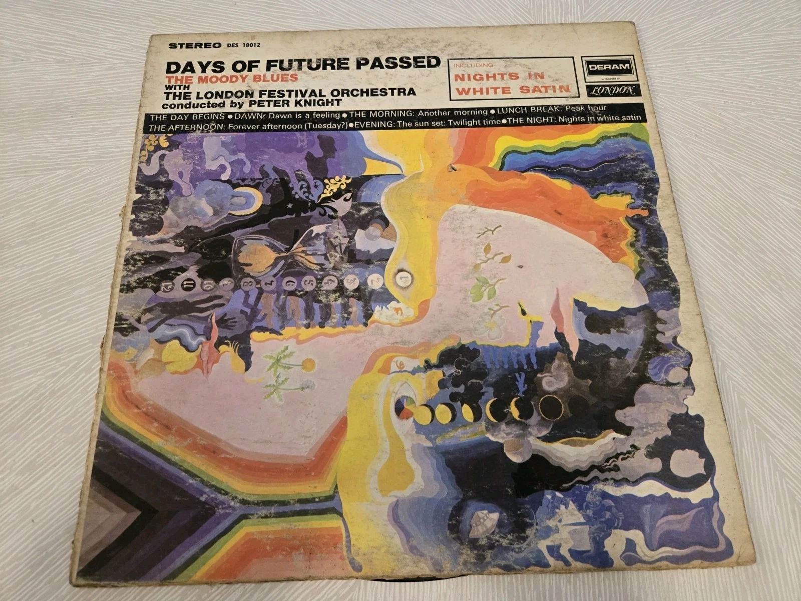 THE MOODY BLUES Days Of Future Passed LP Original STEREO Deram DES-18012