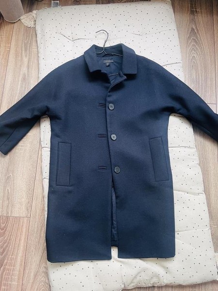 Women COS Coat Navy 34