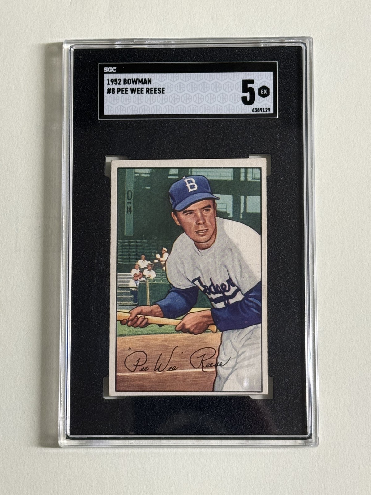 1952 Bowman - Pee Wee Reese #8 SGC 5 EX