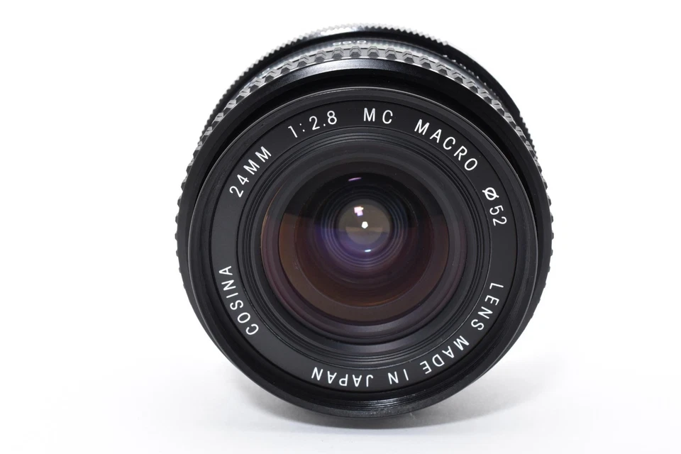 Lente COSINA 24 mm f/2,8 MC MACRO Wide Angel MF para PENTAX [Excelente++] Japón Foto 3 de 4